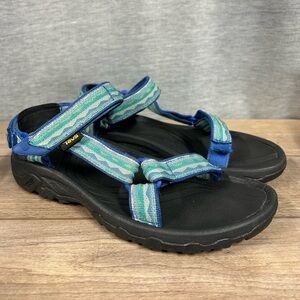 TEVA Hurricane XLT2 Sport Sandals Women's 8 Blue Nylon Hiking Water Outdoor